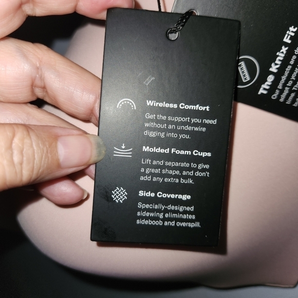 Knix WingWoman Contour Bra Rose Water Pink  size 8 - Picture 6 of 7